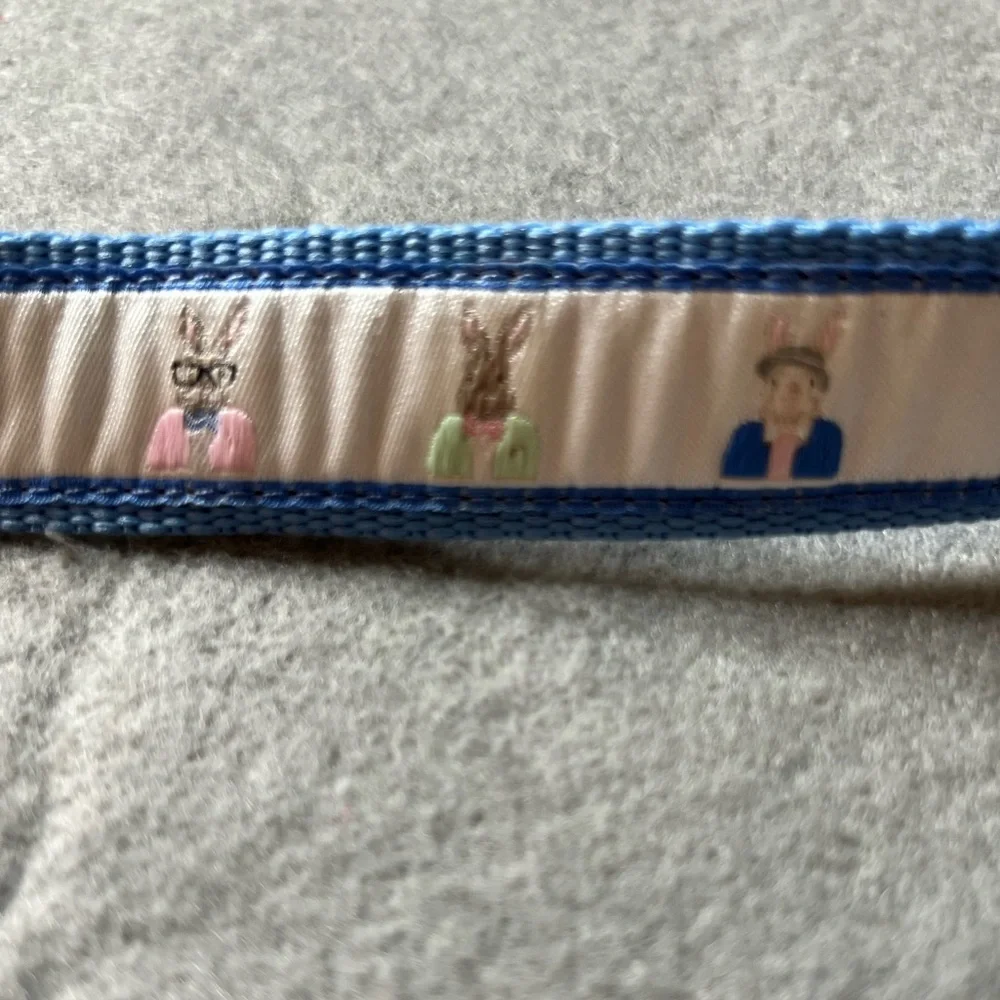 NEW Janie And Jack Bunny Belt Boys 2T-3 Easter Hipster Blue White Cute